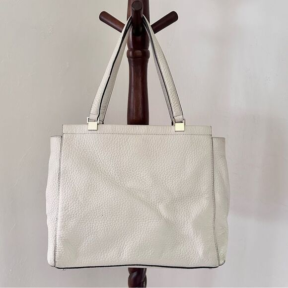 Kate Spade Everett Way Thatcher Tote in Cream Pebbled Leather - Picture 12 of 16